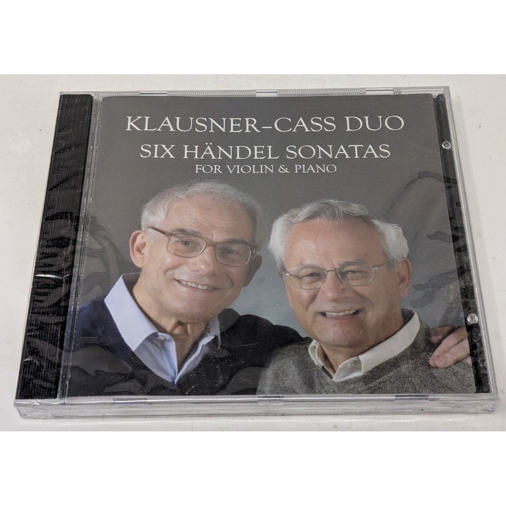 Handel Sonatas For Violin and Piano CD‎ 2005 Klausner-Cass Duo New Sealed
